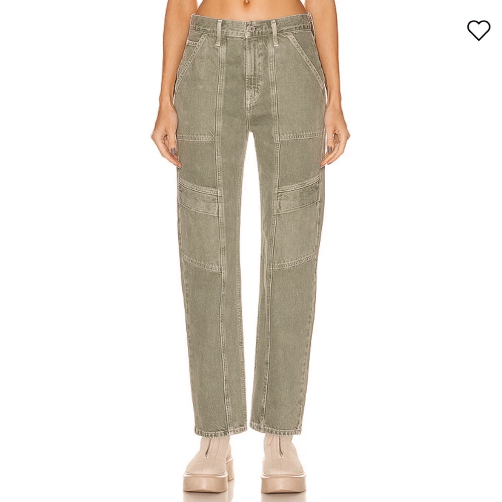 Agolde Cooper Cargo in Color Tan. Size 26